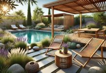 Arredamento sostenibile per il bordo piscina arredamento piscina sostenibile