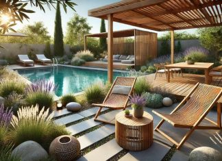 Arredamento sostenibile per il bordo piscina arredamento piscina sostenibile